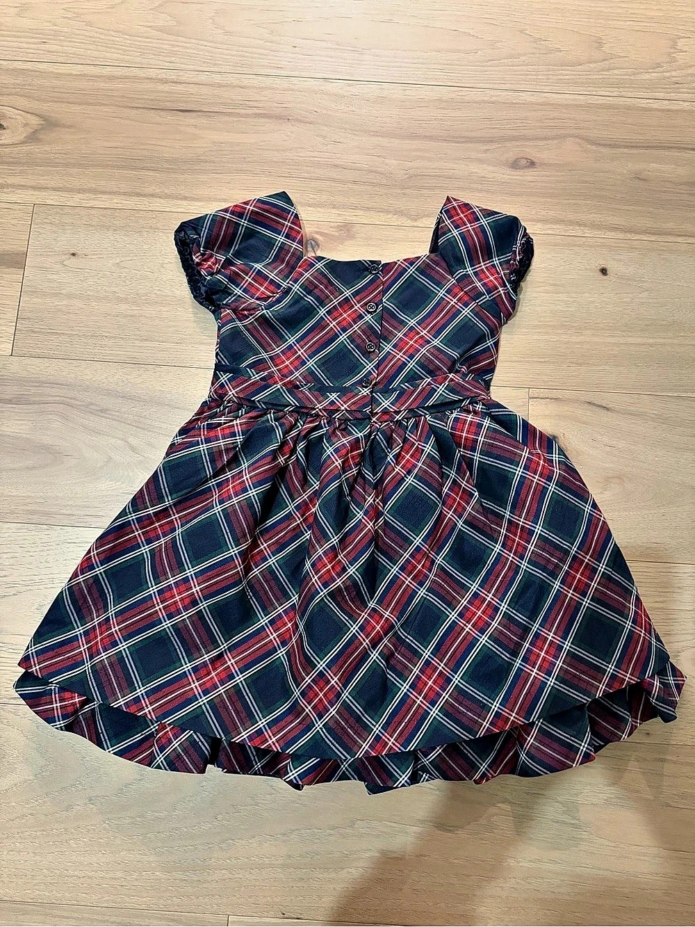 Gymboree Plaid Holiday Dress Girls' Plaid Party Dress in Black & Red